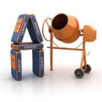 Sacs Ciment et Bétonnière