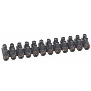 Barrette dominos électriques, 25 mm² pour rigide et souple