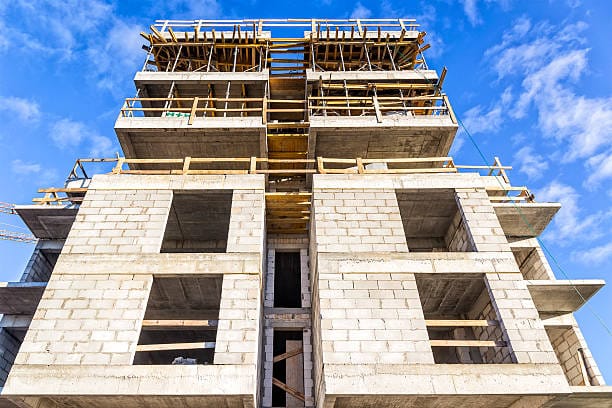 Apartment building under construction