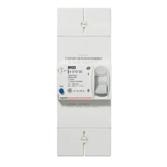 Disjoncteur bipolaire Dnx3 15-30-45 A-