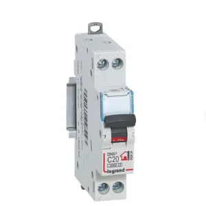 Disjoncteur phase neutre unipolaire Dnx3 20 A
