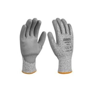 Gant Anti Coupure Tricote Fibre De Verre Enduit