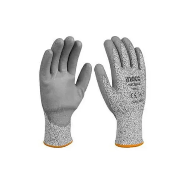 Gant Anti Coupure Tricote Fibre De Verre Enduit