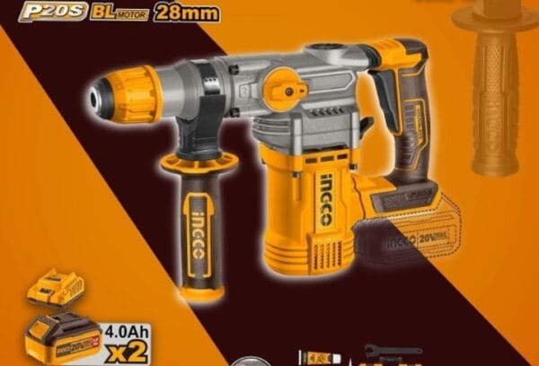 MARTEAU PERFORATEUR SANS FIL 28mm