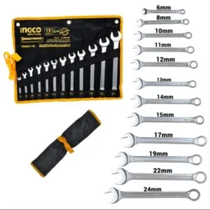 12pcs ensemble de clé à combinaison 6-24mm
