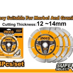 3 Disques à Tronçonner Diamant 230(9¨)X22.2mm(SP)