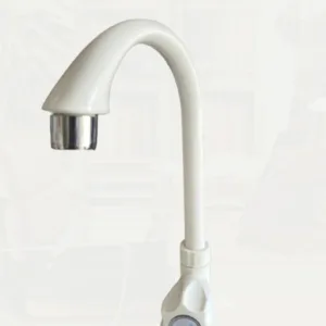 ROBINET LAVABO PVC BLANC